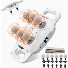 6-Head Deep Tissue Massage Gun, Electric Massage Gun with 50 Speeds and 9 Modes, Portable Muscle Massager for Complete Body Relaxation