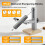 Adjust Profi Precision Sharpener with Fixed Angle 10-30 - Manual Diamond Sharpener - Complete System with 4 Sharpening Stones 3
