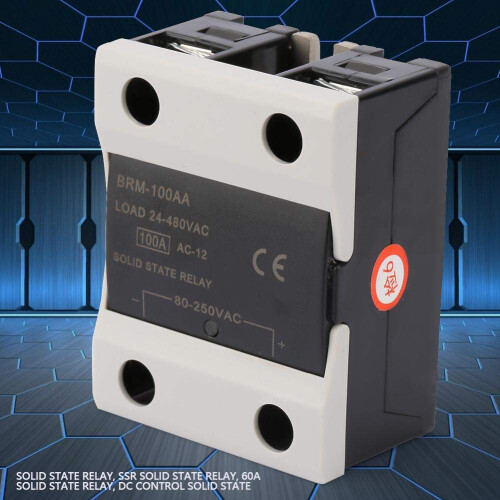 Relais statique, BRM-100AA 60A/80A/100A/120A 24-480V AC Module de relais statique (BRM-100AA) 1