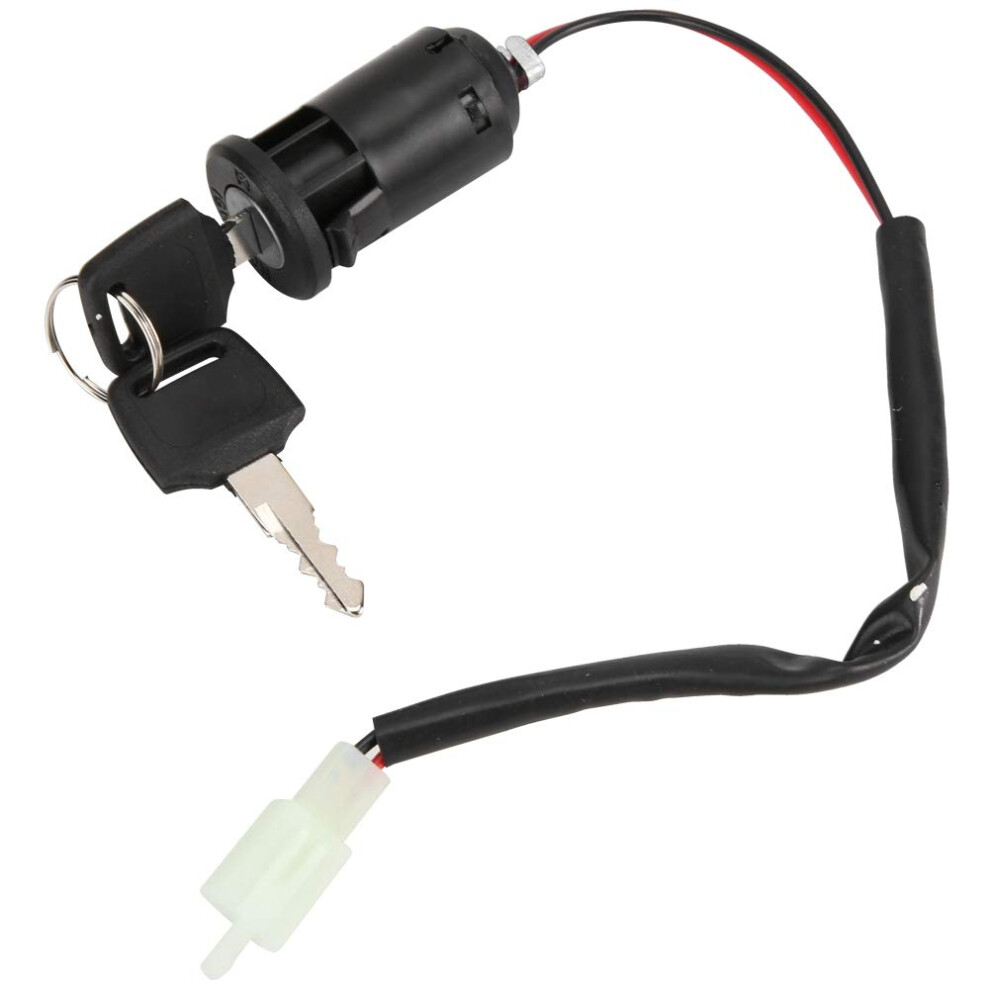 Electric Scooter Ignition Key, 2-Piece Electric Ignition Barrel Switch Lock And Key Set For Electric Scooter Tricycle Accessories 4027070132994