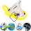 Opblaasbare bootpomp, compacte, draagbare plastic voetpomp voor vissen 4