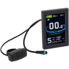 Elektrische fiets display meter, beschermend en duurzaam, levendige kleurenweergave, gebruiksvriendelijk ontwerp met ABS-materiaal voor scooterombouw