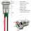 12mm Metal Key Lock Switch On/Off Pre-wired Key Switch Maintained Lock Key Switch (Pack of 4) 4
