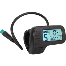 LCD-display voor elektrische fietsen, gemaakt van compatibel en veelzijdig ABS-materiaal. Kristalhelder, betrouwbaar en informatief display voor