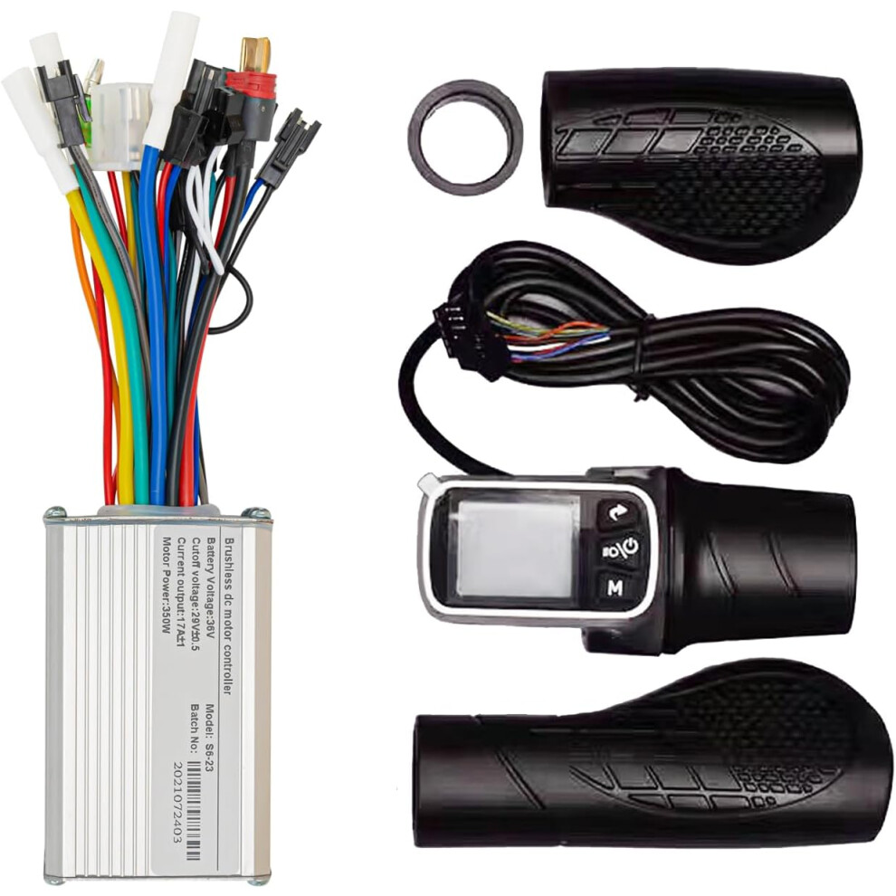 Electric Bike Controller With Lcd Screen Control Panel. Brushless Controller Kit. 24V 36V 48V 350W Motor Speed Controller For Electric Bikes And Scoot 4027070135469