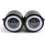 Motorcycle LED dual headlight assembly with mounting brackets, LED headlight with high/low beam DRL 4