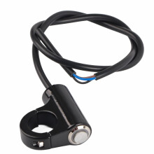 Claxonknop, 7/8 inch (22 mm) motorfietsstuurschakelaar, weerbestendige aluminiumlegering motorfietsstuurhouder. Optioneel model A/B (Blue Ray-ver