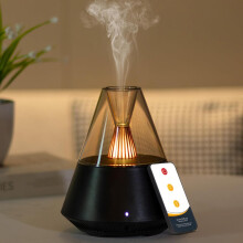 Elektrische etherische olie diffuser, ultrasone aromatherapie diffuser met afstandsbediening, automatische uitschakeling, 7 ledlampjes voor kanto