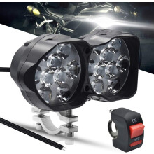 Motorfietsverlichting 3000LM Superhelder 18SMD Chips Waterdichte Spotlights voor Auto's, ATV's, Motoren, UTV's, Vrachtwagens, Boten DC9-85V, Xeno