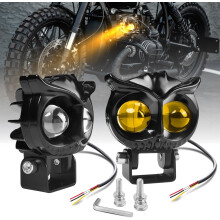 LED-spots - 3 standen offroad-hulplampen, tweekleurige amber/witte rijverlichting, 2 stuks 60W mistlampen voor Wrangler, truck, SUV, ATV, UTV, mo