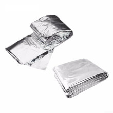 Survival Thermal Blanket PET Aluminized Film 1.4x210cm Pack of 5 C5Pcs Camping Hiking Compact Lightweight Shelter