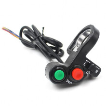 22 mm 7/8 inch motorfietsstuurschakelaar voor koplamp, richtingaanwijzer, claxon en indicator