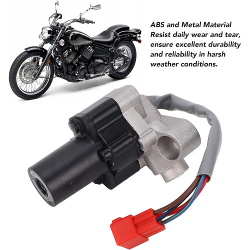 Ignition switch with 2 buttons, Reliable performance for XVS400 XVS400C, Stable and smooth operation for motorcyclists 1