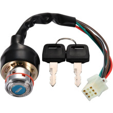 6-draads contactsleutelschakelaar met aan/uit-stand (2 standen) ter vervanging voor 50cc, 70cc, 90cc, 110cc, 125cc, 150cc en 250cc Taotao, Redcat