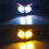 Stück eulenförmige LED-Motorradblinker, modifizierte Kühlung, 12 V wasserdicht 5