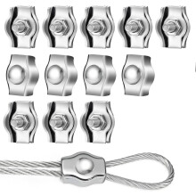 Pack of 12 metal cable ties - 4 mm - 304 stainless steel cable tie - 304 stainless steel cable tie - Fixed (M2)