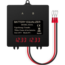 Batterij-equalizer, 24V zonnebatterijbalancer, batterijbalancer voor zonne-energiesystemen, loodzuur- en lithiumbatterijen