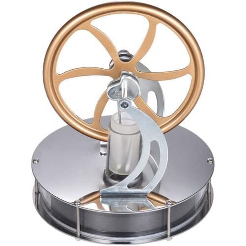 Stirling engine, low-temperature Stirling engine model, steam heat generator model DIY kit