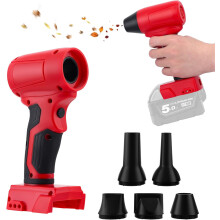 Mini-bladblazer compatibel met Milwaukee 18V, 30 m/s, 130.000 RPM borstelloze hogesnelheidsmotor, Jet Dry turboventilator voor kamperen, werkplaa