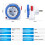 Electrical Plug Timer, 24-Hour Timer Plug with 96 Switching Segments, Programmable Timer Switch with Indicator Light, 16A AC 230V 2