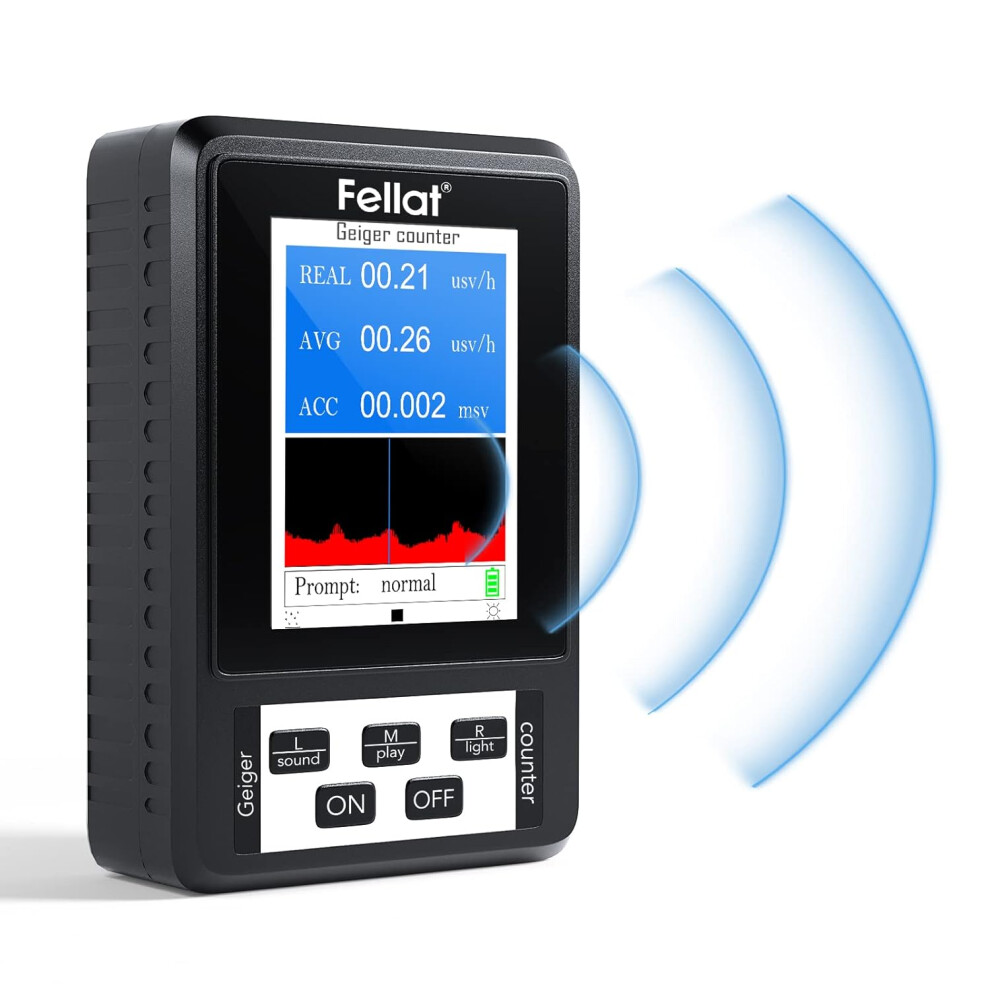 Geiger Counter, Nuclear Radiation Detector, Nuclear Radiation Detector, Beta Gamma X-Ray Monitor, Portable Geiger Dosimeter With Lcd Screen 4027070137777