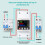 Smart WiFi Energy Meter, Smart Reclose Protector on Circuit Breaker Switch, Undervoltage Protector 63A AC 230V 3