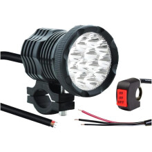 12-60V Motorfiets Spotlamp Drooglamp 18W 2500LM 12 LED's Off-road Werklamp voor ATV, motorfiets, racefiets, 4x4, pick-up, boot, vrachtwagen, trai