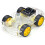 Motor Robot Car Battery Box Chassis Kit Intelligent Speed Encoder for Arduino - Four Tires 1