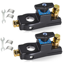 2 stuks auto-accu-isolatieschakelaar, 12V-24V lekvrije accu-scheidingsschakelaar, universele accu-uitschakelaars, voor auto, vrachtwagen, camper,