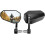 Motorcycle Rearview Mirrors, 360 Rotating Handlebar End Mirrors with E-MARK, 2 Pack 1