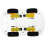 Motor Robot Car Battery Box Chassis Kit Intelligent Speed Encoder for Arduino - Four Tires 5