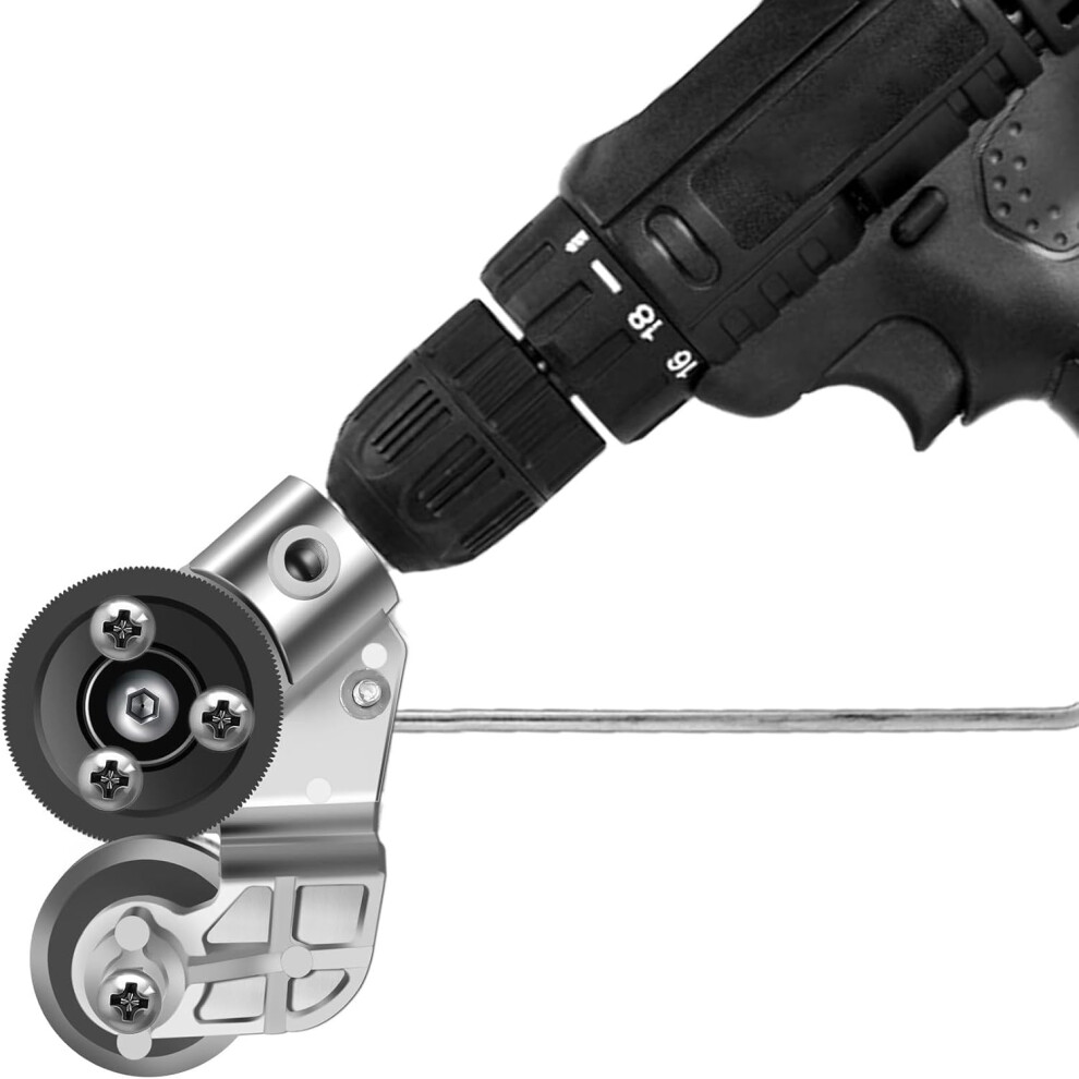 Electric Drill Plate Cutter, Nibbler Metal Drill Attachment, Sheet Metal Cutter For Cutting Iron, White Sheet, Steel, Copper, Aluminum 4027070132581