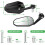 Motorcycle Rearview Mirrors, 360 Rotating Handlebar End Mirrors with E-MARK, 2 Pack 2