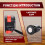 8-Wire 3 Function Starter Switch with Ignition Key Switch Replacement for 50cc 70cc 90cc 110cc 125cc ATV 4-Wheel Quad Scooter 5