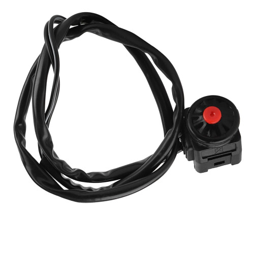 Motorcycle horn switch, 7/8 inch 22mm motorcycle kill switch, handlebar horn stop button switch for motorcycle 2