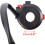 8-Wire 3 Function Starter Switch with Ignition Key Switch Replacement for 50cc 70cc 90cc 110cc 125cc ATV 4-Wheel Quad Scooter 3