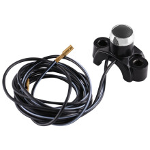 Motorstopknop voor motorfietsstuur, 22 mm, start-/uitschakelknop voor pitbike, crossmotor, ATV, quad (zwart)