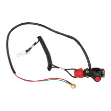 Motoruitschakelaar, motorfiets doorsnede quad vervanging Mini Quad 1x Motorkoord Kabel Motorfiets Veiligheidsuitschakelaar 12V CO voor Boot ATV Motor