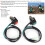 Kill Start Switch Motorcycle Starter Kill Switch Handlebar Ignition Dual Button 22mm Car Glam Interior Accessory Suitable for ATV Dit Bike 3