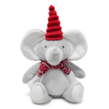 (28X22X50cm)Creative Cartoon Elephant Plush Toy Soft Cute Mascot Doll Kids Birthday Gift Living Room Sofa Decor Blue 12 Inch