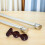 2pcs Wall Curtain Brackets Double Curtain Rod Brackets Brown 5