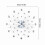 Sparkling Bling Metallic Silver Wall Clock 51cm Rhinestone Decor 2