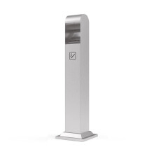Standing Outdoor Street Vertical Cigarette Butt Column Smoking Area Rainproof Ash Pillar Cigarette Butt Holder