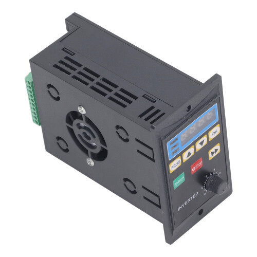 Copper Core Coil Inverter 400W Variable Frequency Drive Single To Three Phase Vector Control Output Torsion Control LED Display Panel Easy 1