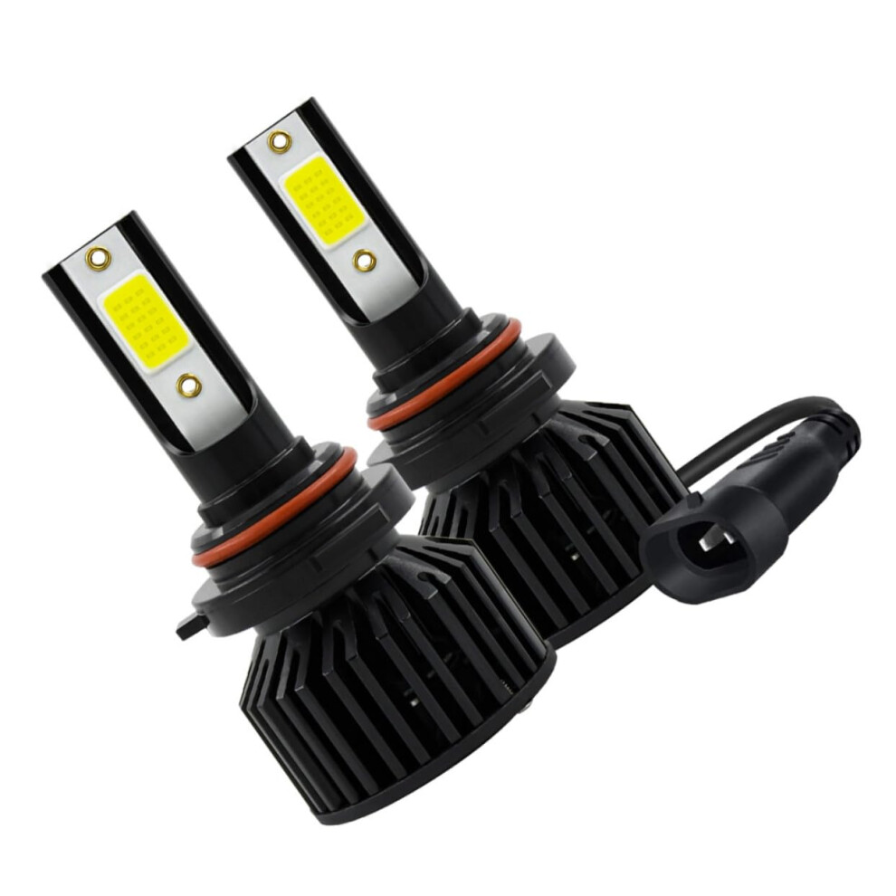 Car Led Headlight Bulb Aviation Aluminum Body Heat Dissipation Even Beam Pattern For Automotive Front Lights Dark 9094768608821
