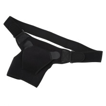 Black Adjustable Shoulder Brace for AC Joint Soreness Relief, Free Size