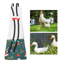 Green Christmas L Washable Waterproof Reusable Diapers for Chicken & Duck