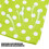 Couche pour poulet à pois vert et blanc M réglable 12
