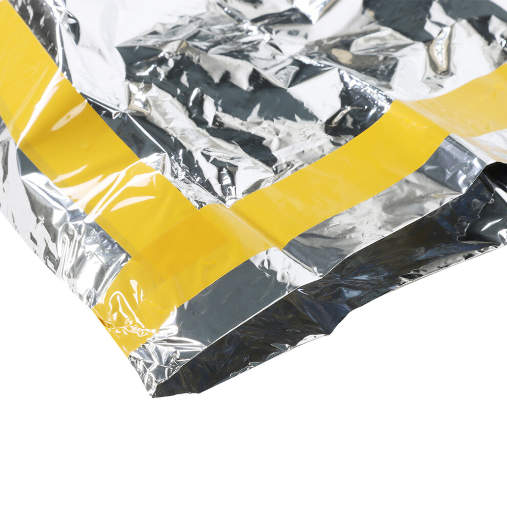 Emergency Sleeping Bag Rescue Blanket Foldable Insulation Sunscreen 210X140cm Silver 4951377843478