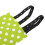 Couche pour poulet à pois vert et blanc M réglable 10